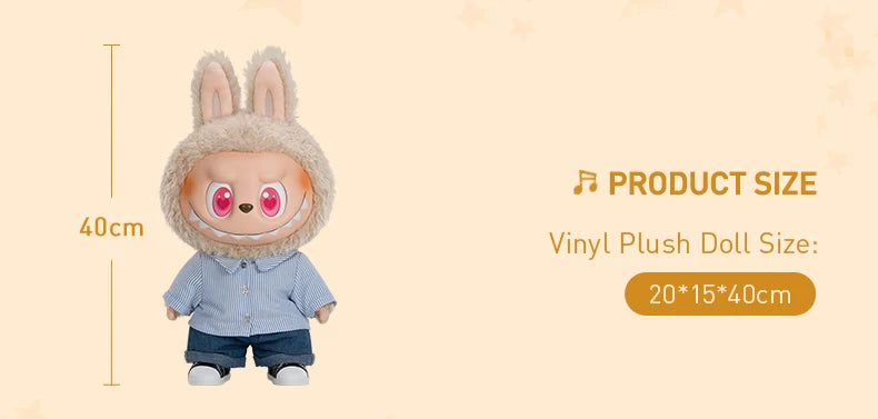 PopMart Labubu The Monsters "Flip With Me" Vinyl Plush Doll – Cute Collectible Art Toy