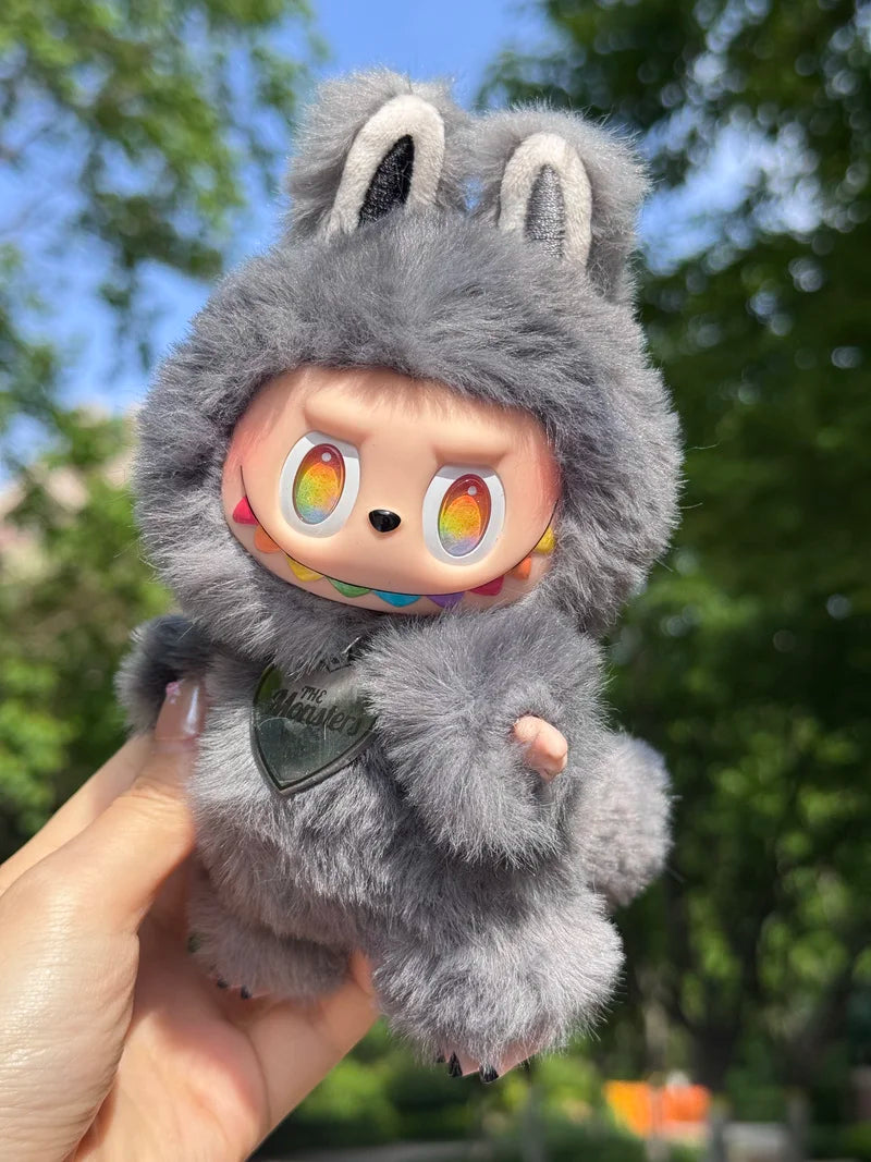 Genuine 17cm Labubu 3.0 Enamel Doll Hand-Changed Ornaments Hidden Id Collectible Bubble Toy Gift For Kids & Collectors