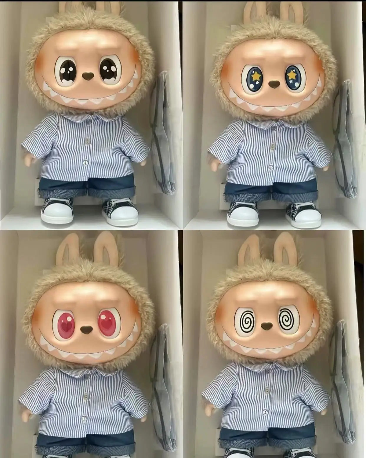 Cute Bunny King Doll Figure – Handmade Vinyl Toy Gift for Collectors and Kids