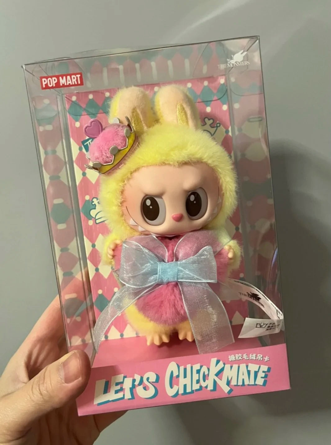 Cute Bunny King Doll Figure – Handmade Vinyl Toy Gift for Collectors and Kids