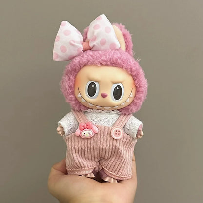 PopMart Labubu Designer Clothes Set – Cute Fashion Accessories for V1 V2 V3 Figures