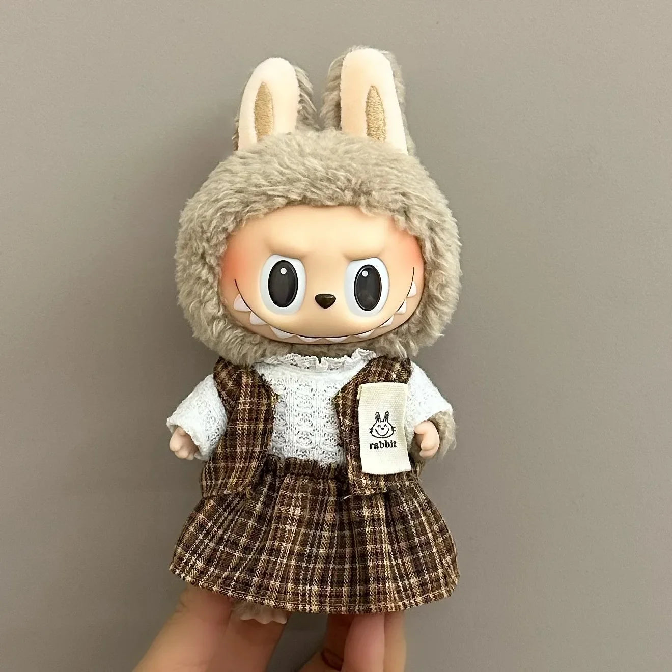 PopMart Labubu Designer Clothes Set – Cute Fashion Accessories for V1 V2 V3 Figures