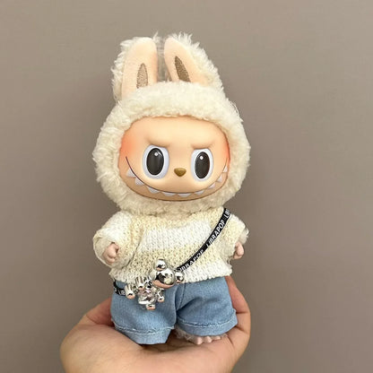 PopMart Labubu Designer Clothes Set – Cute Fashion Accessories for V1 V2 V3 Figures