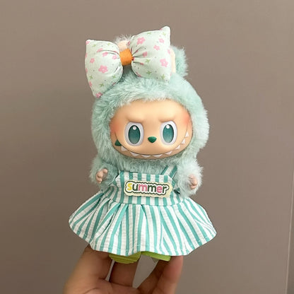 PopMart Labubu Designer Clothes Set – Cute Fashion Accessories for V1 V2 V3 Figures