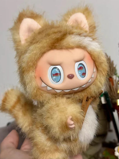 PopMart Exclusive Labubu Cat Doll Clothes Plush – Cute Hamidie V1 Designer Toy