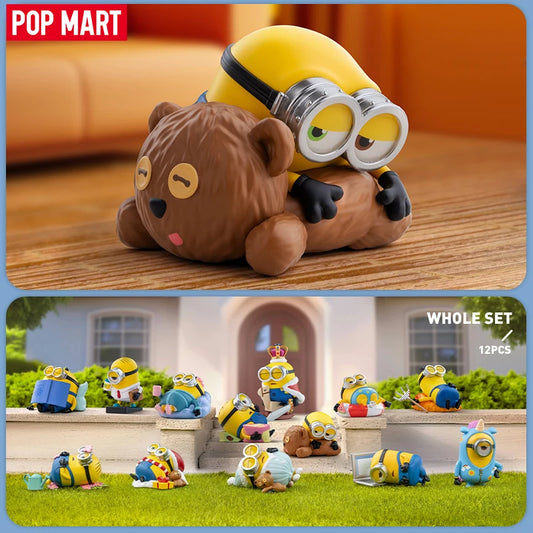 POP MART Minions Lazy Every Day Series Figures 1PC/12PCS Blind Box POPMART