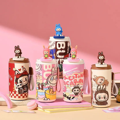 PopMart Labubu Designer Toy – Cute Blind Box Collectible Mini Figure Stainless Steel Mug
