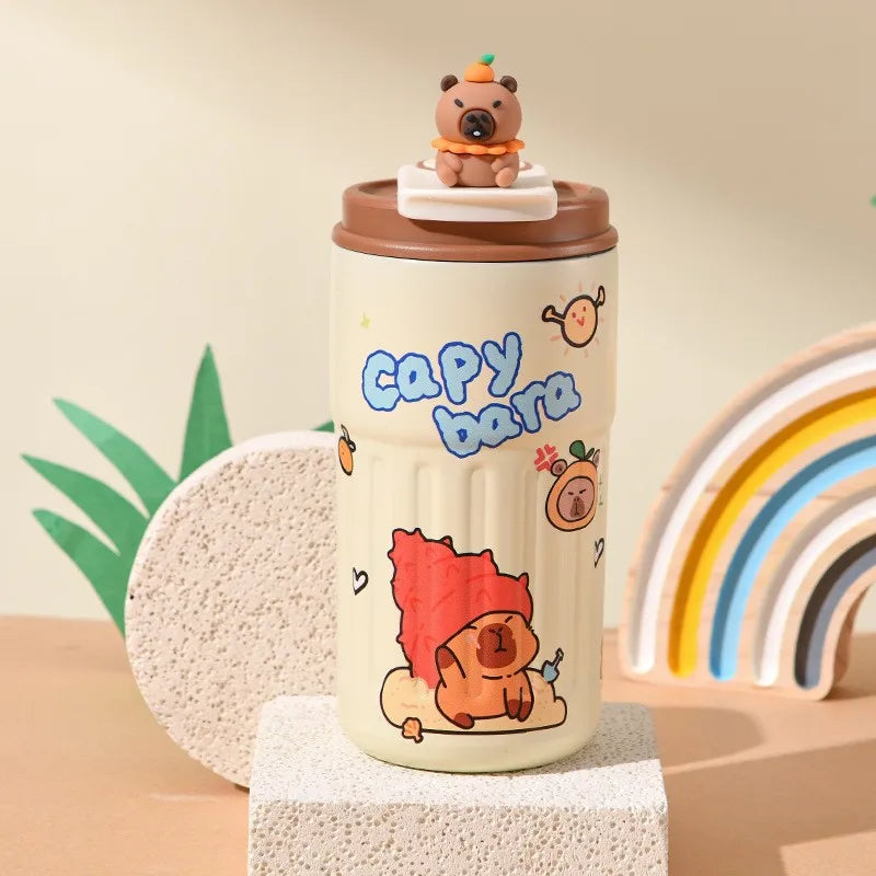 PopMart Labubu Designer Toy – Cute Blind Box Collectible Mini Figure Stainless Steel Mug