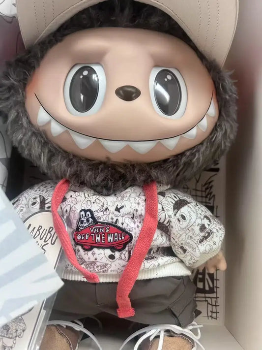 Labubu Joint Vinyl Doll 38cm Hand-Made Toy Replica Edition Monster Theme Unique Gift for Collectors And Fans