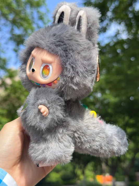 Genuine 17cm Labubu 3.0 Enamel Doll Hand-Changed Ornaments Hidden Id Collectible Bubble Toy Gift For Kids & Collectors
