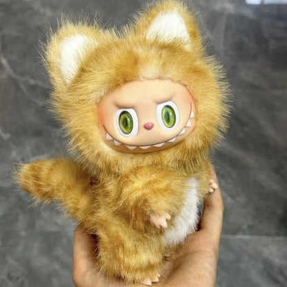 PopMart Exclusive Labubu Cat Doll Clothes Plush – Cute Hamidie V1 Designer Toy