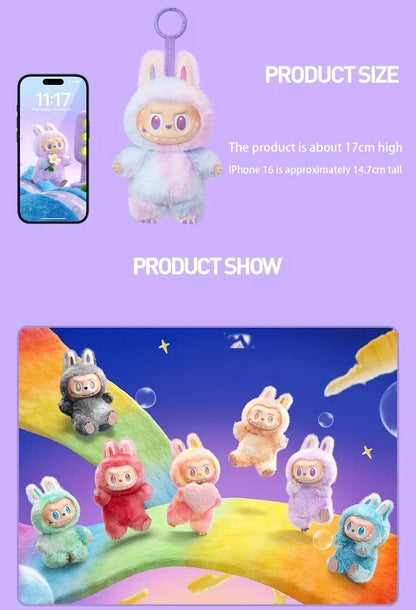 PopMart Labubu Kawaii Monster Series Blind Box Toy Figure Keychain