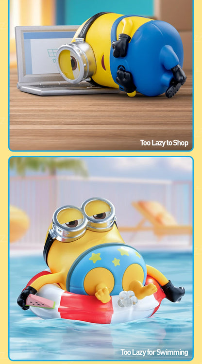 POP MART Minions Lazy Every Day Series Figures 1PC/12PCS Blind Box POPMART
