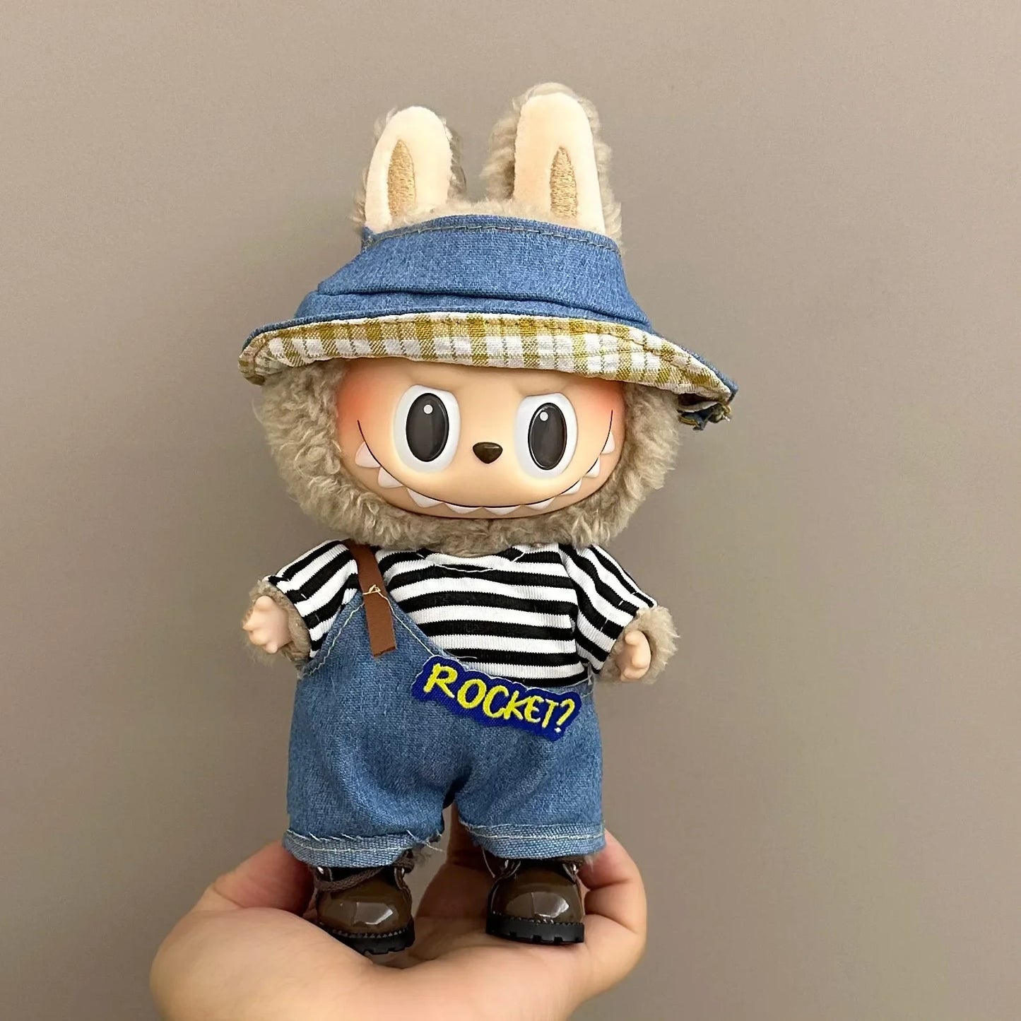 PopMart Labubu Designer Clothes Set – Cute Fashion Accessories for V1 V2 V3 Figures