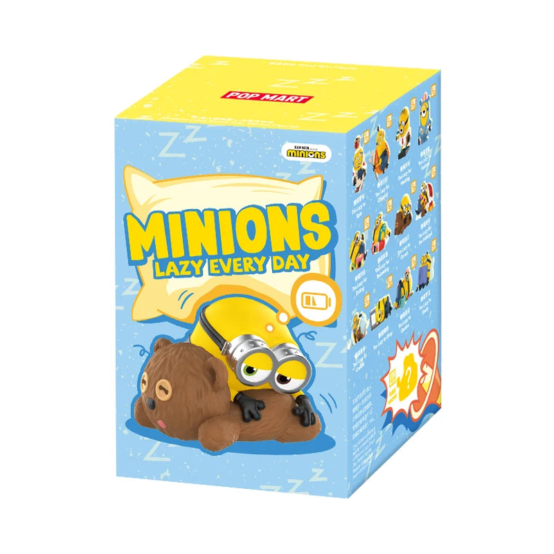 POP MART Minions Lazy Every Day Series Figures 1PC/12PCS Blind Box POPMART